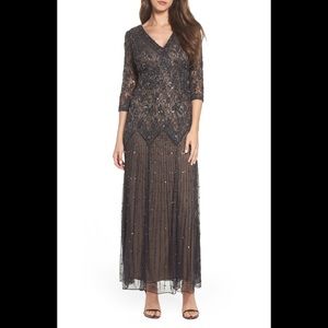 New Pisarro Nights Size 12 beaded  Lace Dress